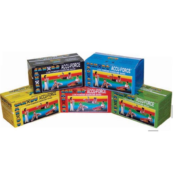 Cando International AccuForce Premium Exercise Band - 50 Yards - Black - X-Heavy 1470376 - main